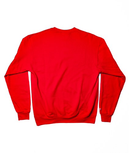 Sunday Red Crew Neck Sweatshirt